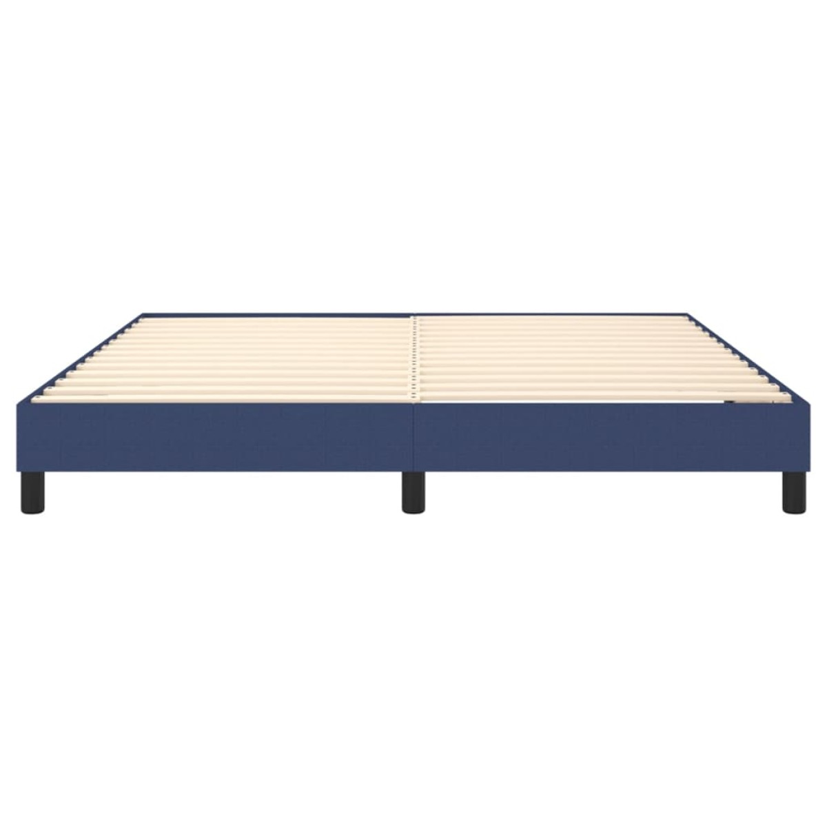 vidaXL Πλαίσιο Κρεβατιού Boxspring Μπλε 160x200 εκ. Υφασμάτινο