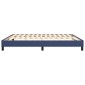 vidaXL Πλαίσιο Κρεβατιού Boxspring Μπλε 160x200 εκ. Υφασμάτινο