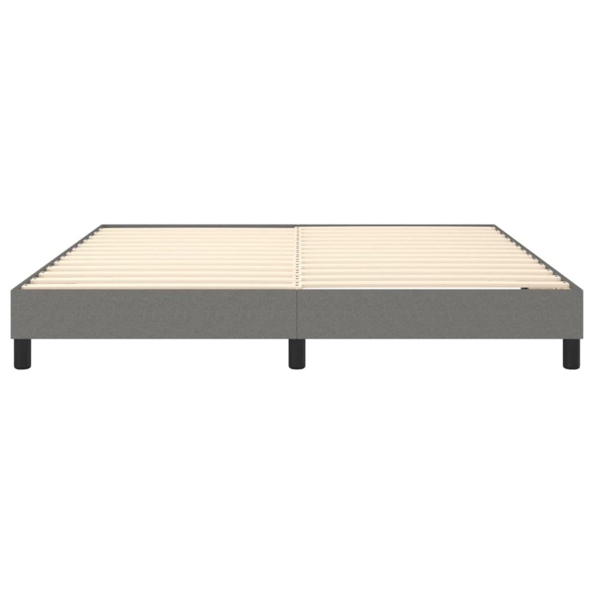 vidaXL Πλαίσιο Κρεβατιού Boxspring Σκούρο Γκρι 180x200 εκ. Υφασμάτινο