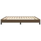vidaXL Πλαίσιο Κρεβατιού Boxspring Σκούρο Καφέ 180x200 εκ. Υφασμάτινο