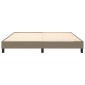 vidaXL Πλαίσιο Κρεβατιού Boxspring Taupe 180x200 εκ. Υφασμάτινο
