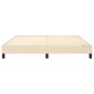 vidaXL Πλαίσιο Κρεβατιού Boxspring Κρεμ 180x200 εκ. Υφασμάτινο