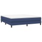 vidaXL Πλαίσιο Κρεβατιού Boxspring Μπλε 180x200 εκ. Υφασμάτινο
