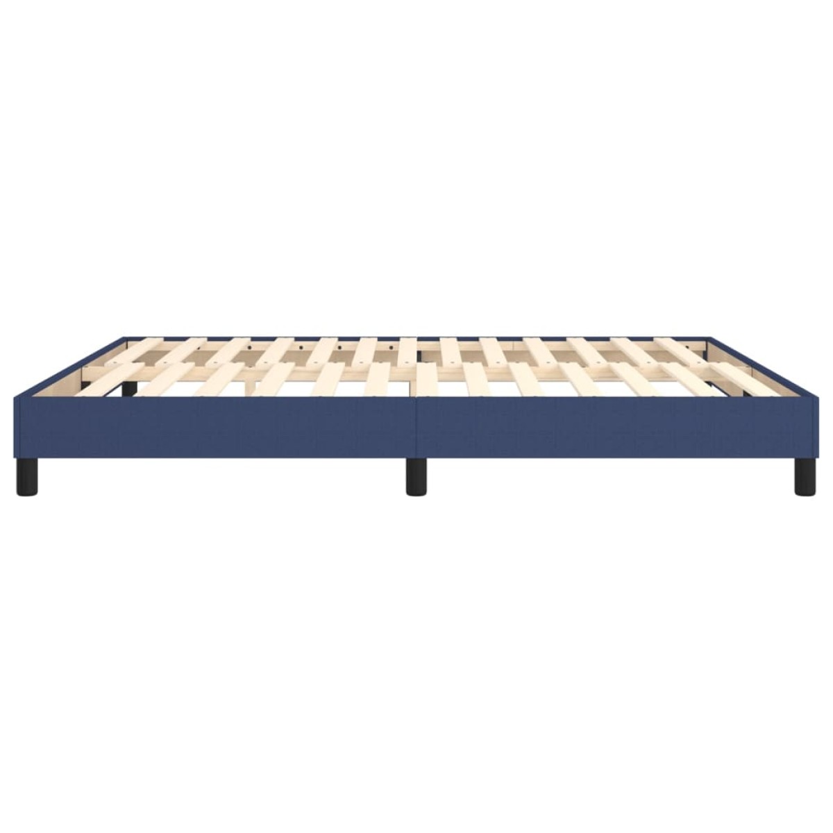 vidaXL Πλαίσιο Κρεβατιού Boxspring Μπλε 180x200 εκ. Υφασμάτινο