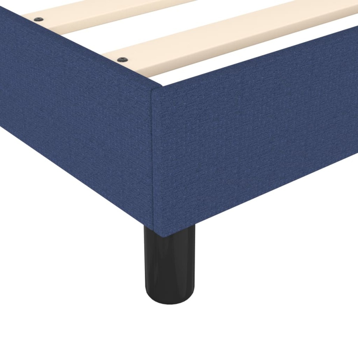 vidaXL Πλαίσιο Κρεβατιού Boxspring Μπλε 180x200 εκ. Υφασμάτινο