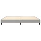 vidaXL Πλαίσιο Κρεβατιού Boxspring Ανοιχτό Γκρι 200x200 εκ. Υφασμάτινο