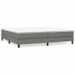 vidaXL Πλαίσιο Κρεβατιού Boxspring Σκούρο Γκρι 200x200 εκ. Υφασμάτινο
