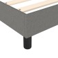 vidaXL Πλαίσιο Κρεβατιού Boxspring Σκούρο Γκρι 200x200 εκ. Υφασμάτινο