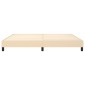 vidaXL Πλαίσιο Κρεβατιού Boxspring Κρεμ 200x200 εκ. Υφασμάτινο