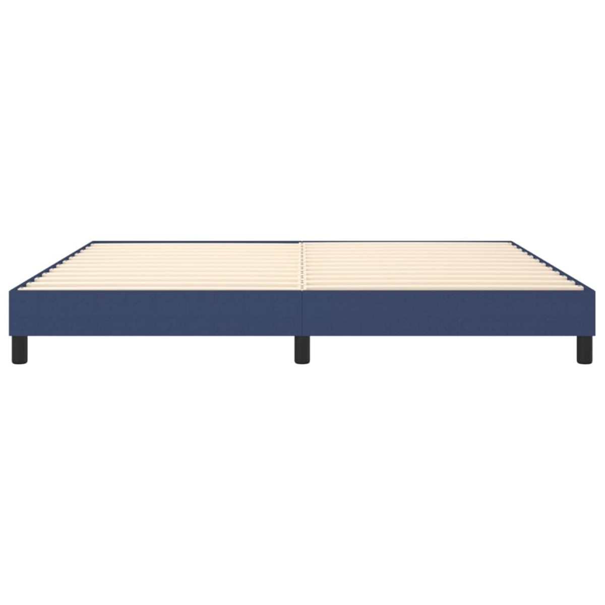 vidaXL Πλαίσιο Κρεβατιού Boxspring Μπλε 200x200 εκ. Υφασμάτινο