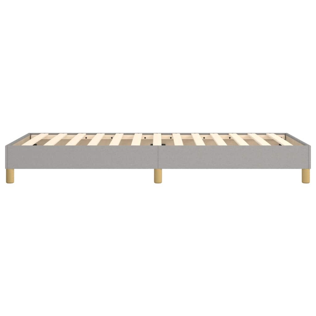 vidaXL Πλαίσιο Κρεβατιού Boxspring Ανοιχτό Γκρι 80x200 εκ. Υφασμάτινο
