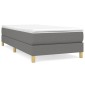 vidaXL Πλαίσιο Κρεβατιού Boxspring Σκούρο Γκρι 80x200 εκ. Υφασμάτινο