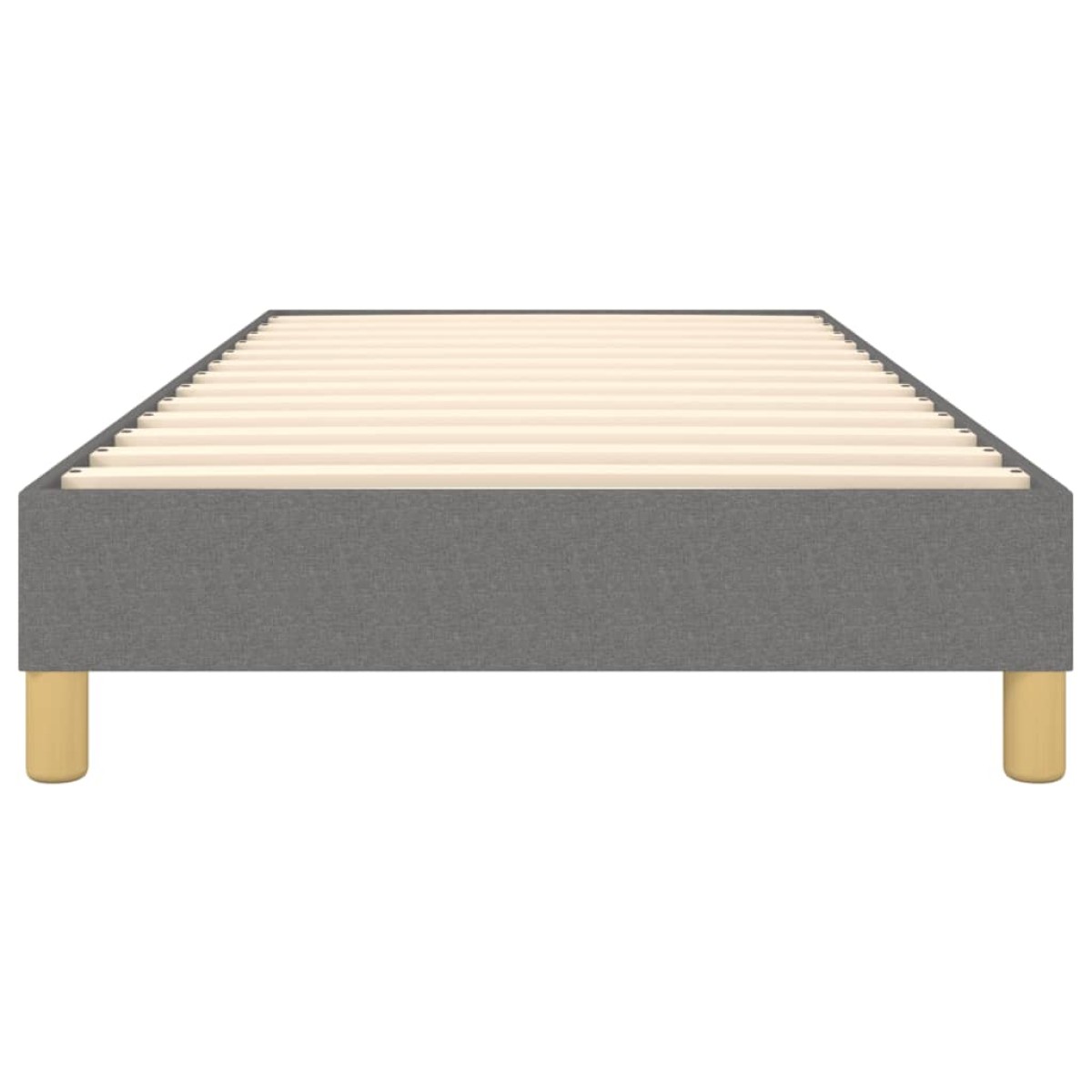 vidaXL Πλαίσιο Κρεβατιού Boxspring Σκούρο Γκρι 80x200 εκ. Υφασμάτινο