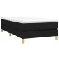 vidaXL Πλαίσιο Κρεβατιού Boxspring Μαύρο 80 x 200 εκ. Υφασμάτινο
