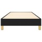 vidaXL Πλαίσιο Κρεβατιού Boxspring Μαύρο 80 x 200 εκ. Υφασμάτινο