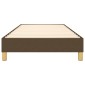 vidaXL Πλαίσιο Κρεβατιού Boxspring Σκούρο Καφέ 80x200 εκ. Υφασμάτινο