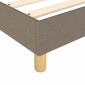 vidaXL Πλαίσιο Κρεβατιού Boxspring Taupe 80 x 200 εκ. Υφασμάτινο