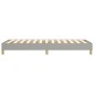 vidaXL Πλαίσιο Κρεβατιού Boxspring Ανοιχτό Γκρι 90x190 εκ. Υφασμάτινο
