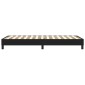 vidaXL Πλαίσιο Κρεβατιού Boxspring Μαύρο 80 x 200 εκ. Συνθετικό Δέρμα