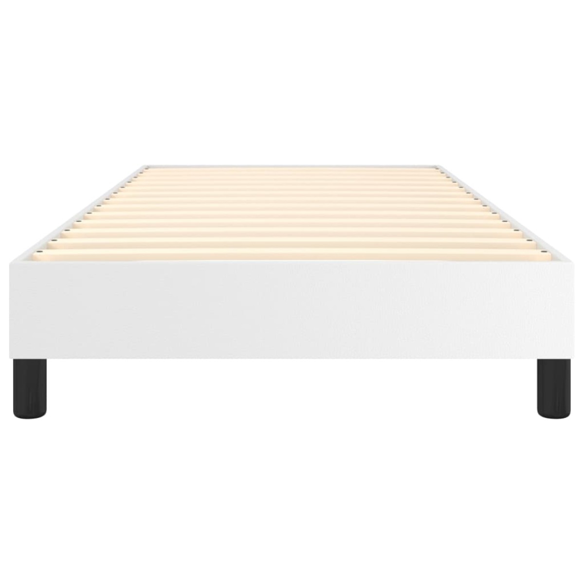 vidaXL Πλαίσιο Κρεβατιού Boxspring Λευκό 80 x 200 εκ. Συνθετικό Δέρμα