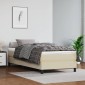 vidaXL Πλαίσιο Κρεβατιού Boxspring Κρεμ 80 x 200 εκ. Συνθετικό Δέρμα