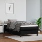 vidaXL Πλαίσιο Κρεβατιού Boxspring Μαύρο 90x190 εκ. Συνθετικό Δέρμα