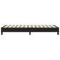 vidaXL Πλαίσιο Κρεβατιού Boxspring Μαύρο 90x200 εκ. Συνθετικό Δέρμα