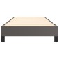 vidaXL Πλαίσιο Κρεβατιού Boxspring Γκρι 90x200 εκ. Συνθετικό Δέρμα