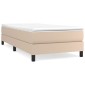 vidaXL Πλαίσιο Κρεβατιού Boxspring Καπουτσίνο 90x200 εκ. Συνθετ. Δέρμα
