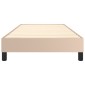 vidaXL Πλαίσιο Κρεβατιού Boxspring Καπουτσίνο 90x200 εκ. Συνθετ. Δέρμα