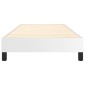 vidaXL Πλαίσιο Κρεβατιού Boxspring Λευκό 100x200 εκ. Συνθετικό Δέρμα