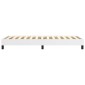 vidaXL Πλαίσιο Κρεβατιού Boxspring Λευκό 100x200 εκ. Συνθετικό Δέρμα