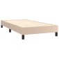 vidaXL Πλαίσιο Κρεβατιού Boxspring Καπουτσίνο 100x200εκ. Συνθετ. Δέρμα