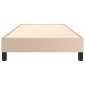 vidaXL Πλαίσιο Κρεβατιού Boxspring Καπουτσίνο 100x200εκ. Συνθετ. Δέρμα