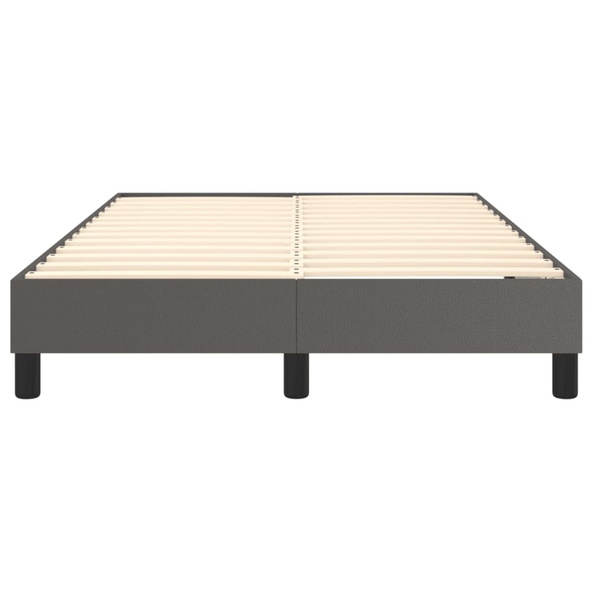 vidaXL Πλαίσιο Κρεβατιού Boxspring Γκρι 120x200 εκ. Συνθετικό Δέρμα