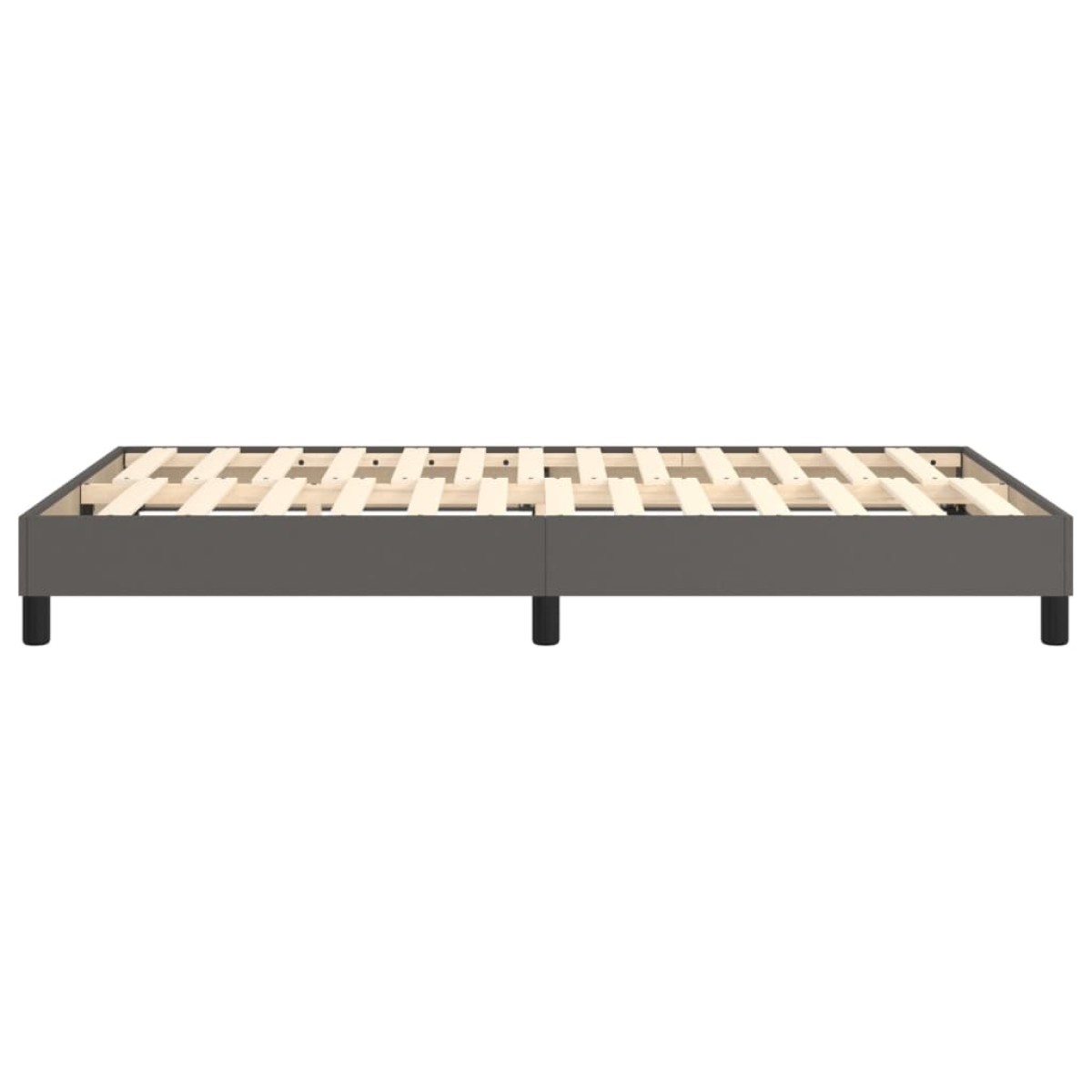 vidaXL Πλαίσιο Κρεβατιού Boxspring Γκρι 120x200 εκ. Συνθετικό Δέρμα