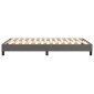 vidaXL Πλαίσιο Κρεβατιού Boxspring Γκρι 120x200 εκ. Συνθετικό Δέρμα