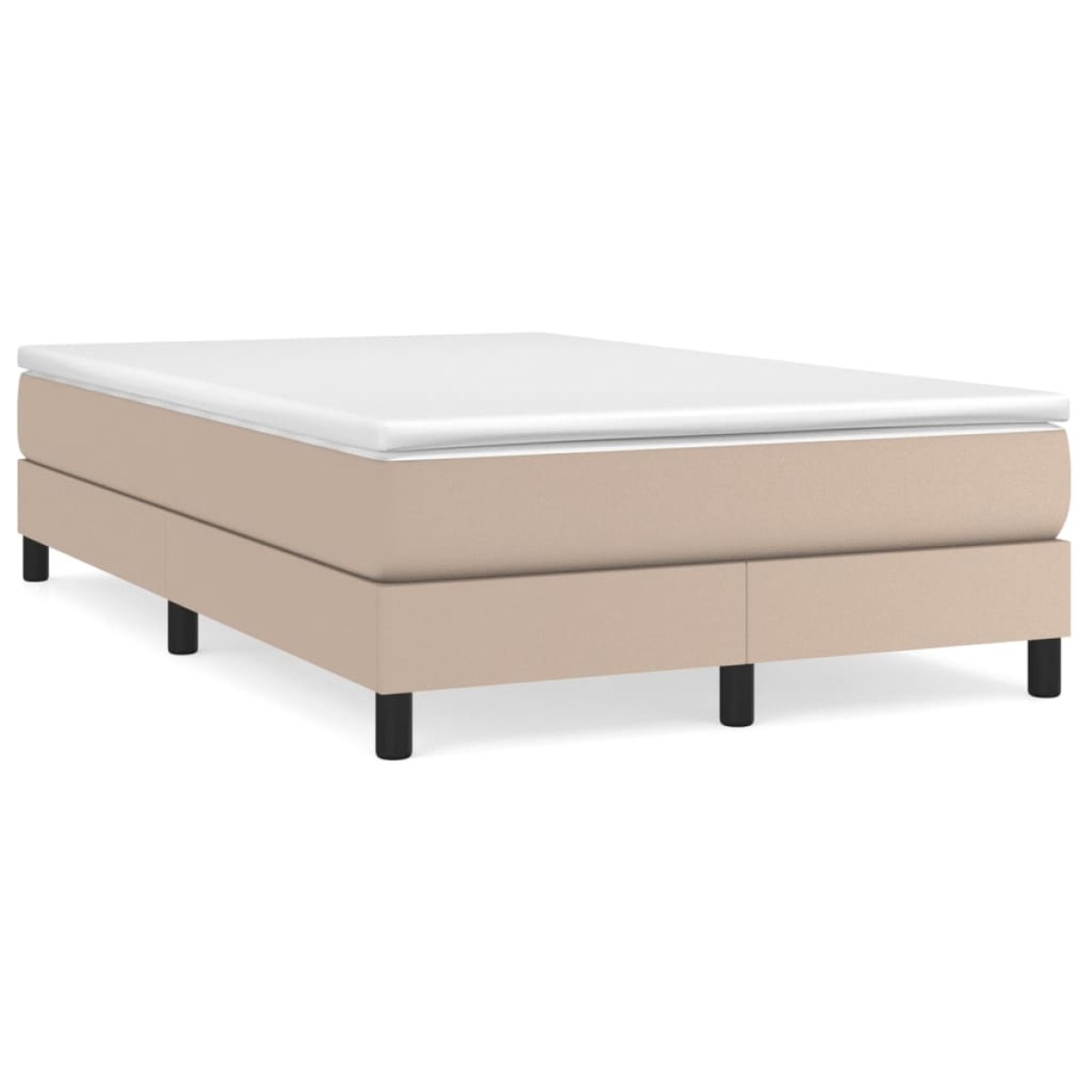 vidaXL Πλαίσιο Κρεβατιού Boxspring Καπουτσίνο 120x200εκ. Συνθετ. Δέρμα
