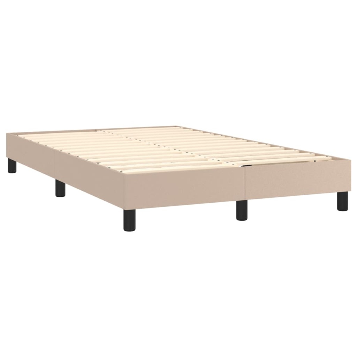 vidaXL Πλαίσιο Κρεβατιού Boxspring Καπουτσίνο 120x200εκ. Συνθετ. Δέρμα