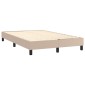 vidaXL Πλαίσιο Κρεβατιού Boxspring Καπουτσίνο 120x200εκ. Συνθετ. Δέρμα