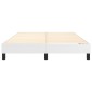 vidaXL Πλαίσιο Κρεβατιού Boxspring Λευκό 140x190 εκ. Συνθετικό Δέρμα