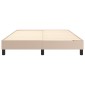 vidaXL Πλαίσιο Κρεβατιού Boxspring Καπουτσίνο 140x190εκ. Συνθετ. Δέρμα