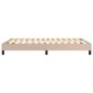vidaXL Πλαίσιο Κρεβατιού Boxspring Καπουτσίνο 140x190εκ. Συνθετ. Δέρμα