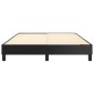 vidaXL Πλαίσιο Κρεβατιού Boxspring Μαύρο 140x200 εκ. Συνθετικό Δέρμα