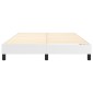 vidaXL Πλαίσιο Κρεβατιού Boxspring Λευκό 140x200 εκ. Συνθετικό Δέρμα