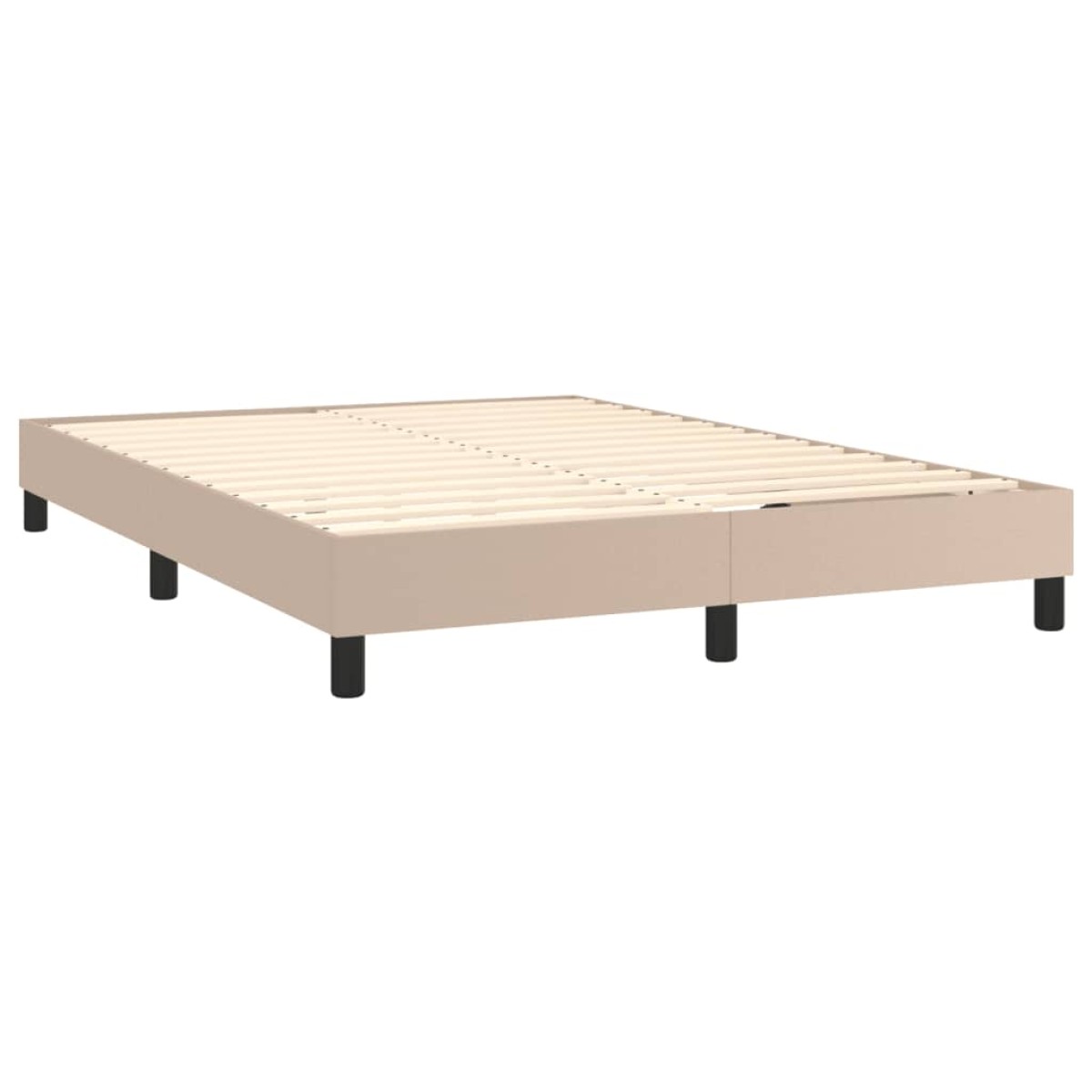 vidaXL Πλαίσιο Κρεβατιού Boxspring Καπουτσίνο 140x200εκ. Συνθετ. Δέρμα