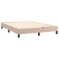 vidaXL Πλαίσιο Κρεβατιού Boxspring Καπουτσίνο 140x200εκ. Συνθετ. Δέρμα