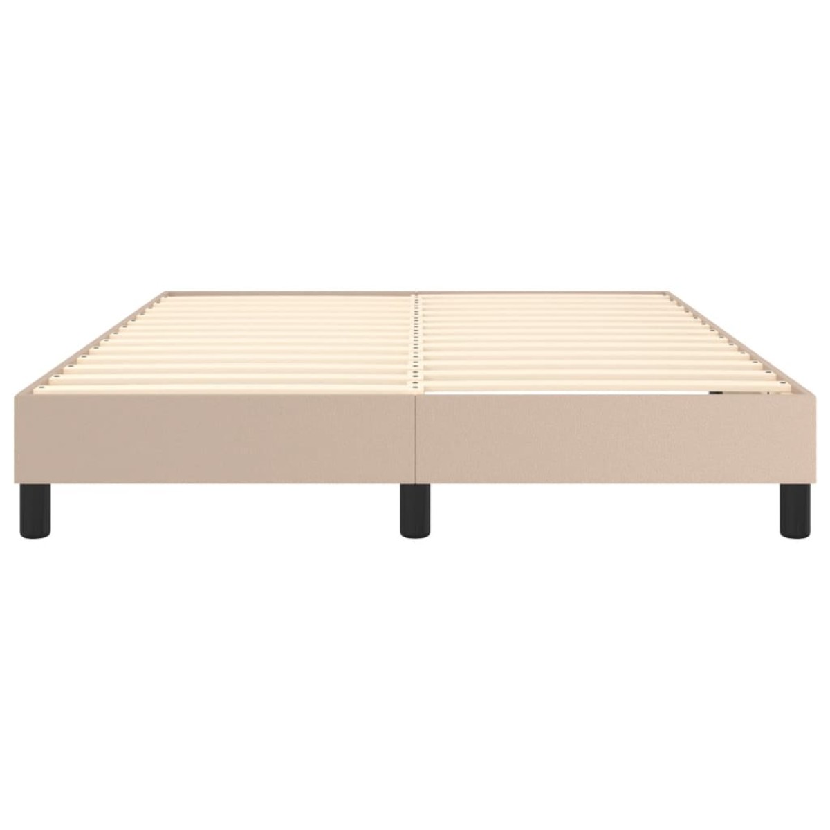 vidaXL Πλαίσιο Κρεβατιού Boxspring Καπουτσίνο 140x200εκ. Συνθετ. Δέρμα