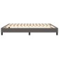 vidaXL Πλαίσιο Κρεβατιού Boxspring Γκρι 160x200 εκ. Συνθετικό Δέρμα