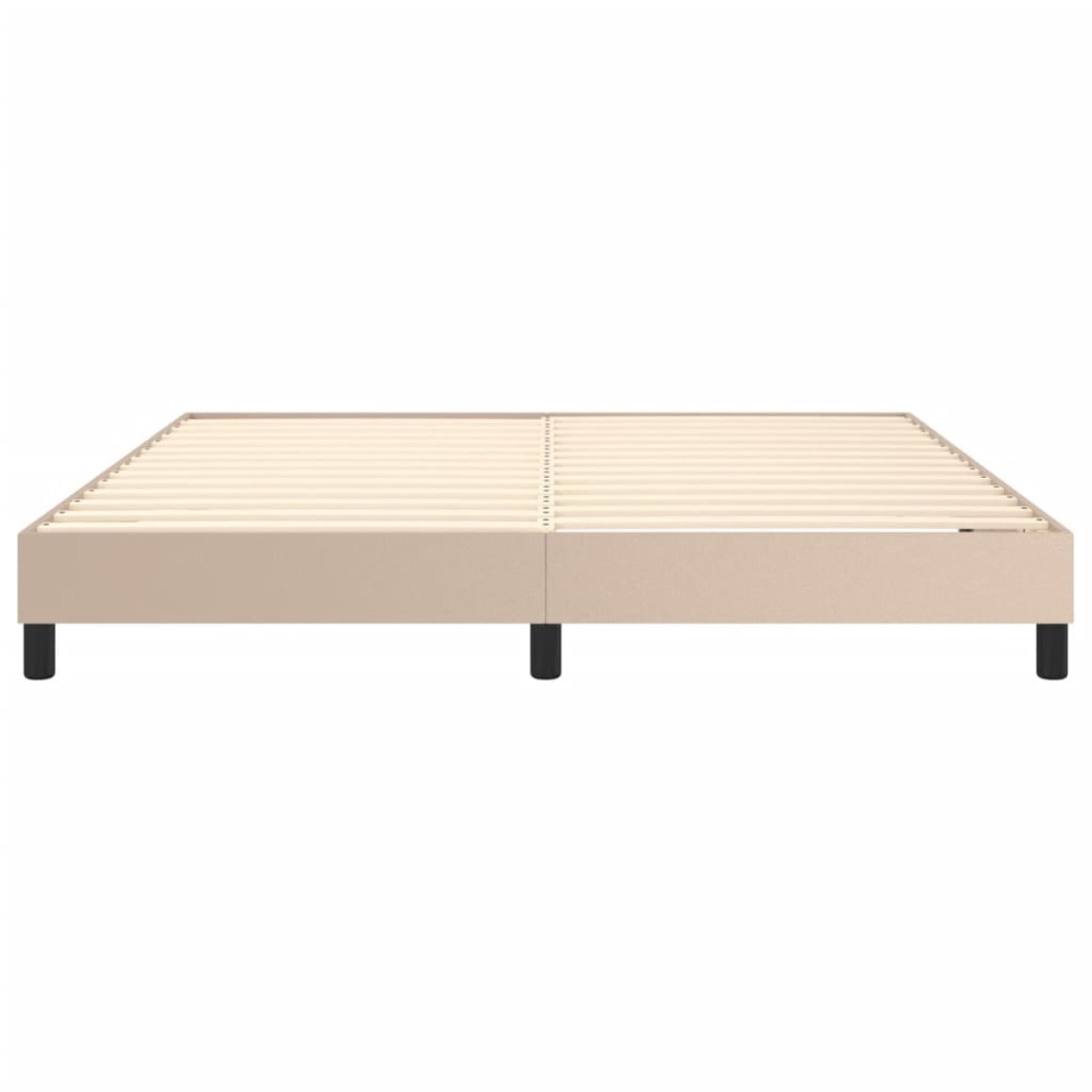 vidaXL Πλαίσιο Κρεβατιού Boxspring Καπουτσίνο 160x200εκ. Συνθετ. Δέρμα